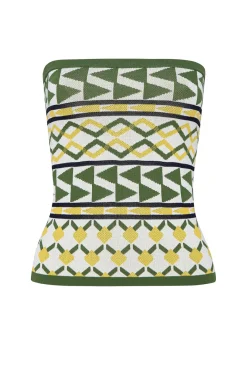MISA Los Angeles Knits|Matching Sets>AIDA TOP Limoncellogeojacquard