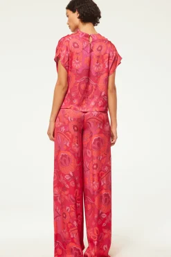 MISA Los Angeles Matching Sets|Tops>AISHA TOP Floracorsicafuchsia