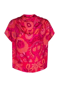 MISA Los Angeles Matching Sets|Tops>AISHA TOP Floracorsicafuchsia