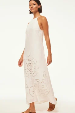 MISA Los Angeles Honeymoon|Classic White>ALEJANDRA DRESS Whiteeyelet