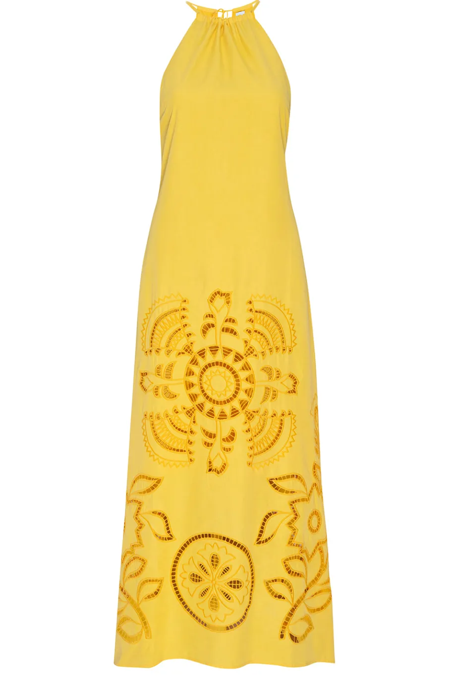 MISA Los Angeles Honeymoon|Maxi>ALEJANDRA DRESS Canaryeyelet