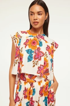 MISA Los Angeles Matching Sets|Tops>ALINA TOP Floramarbella