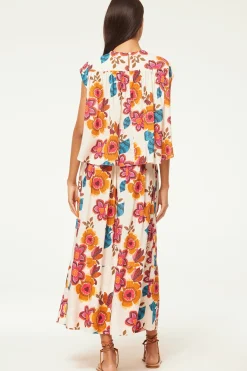 MISA Los Angeles Matching Sets|Tops>ALINA TOP Floramarbella