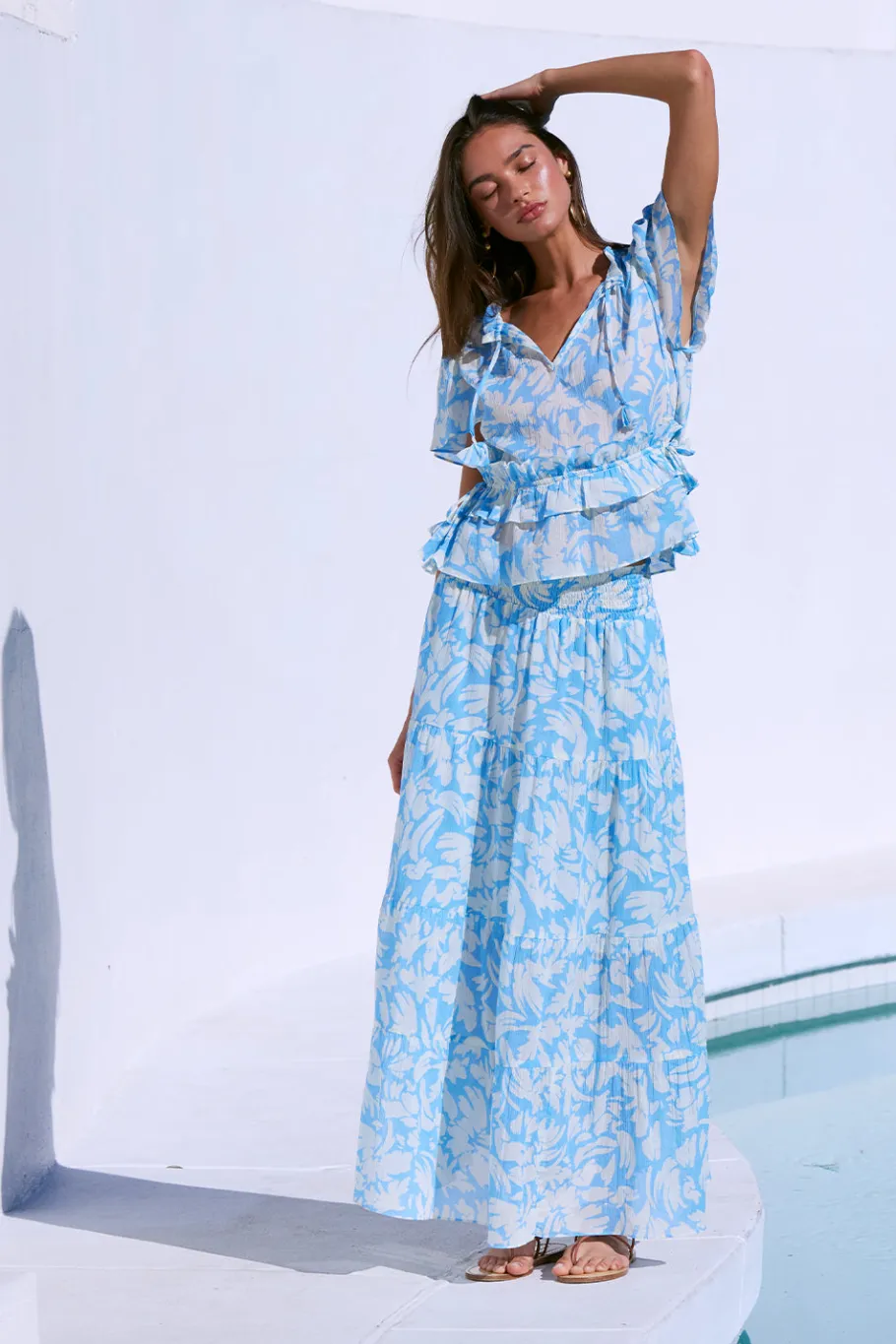 MISA Los Angeles Matching Sets|Tops>ALISHA TOP Patmossky