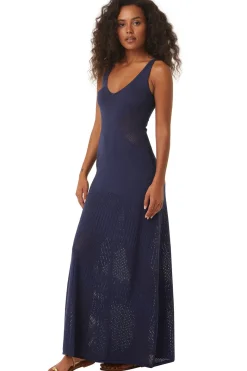 MISA Los Angeles Knit|Maxi>ALLISON DRESS Midnightblue