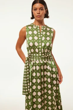 MISA Los Angeles Wedding Guest|Maxi>ANABELLA DRESS Rattantilemix