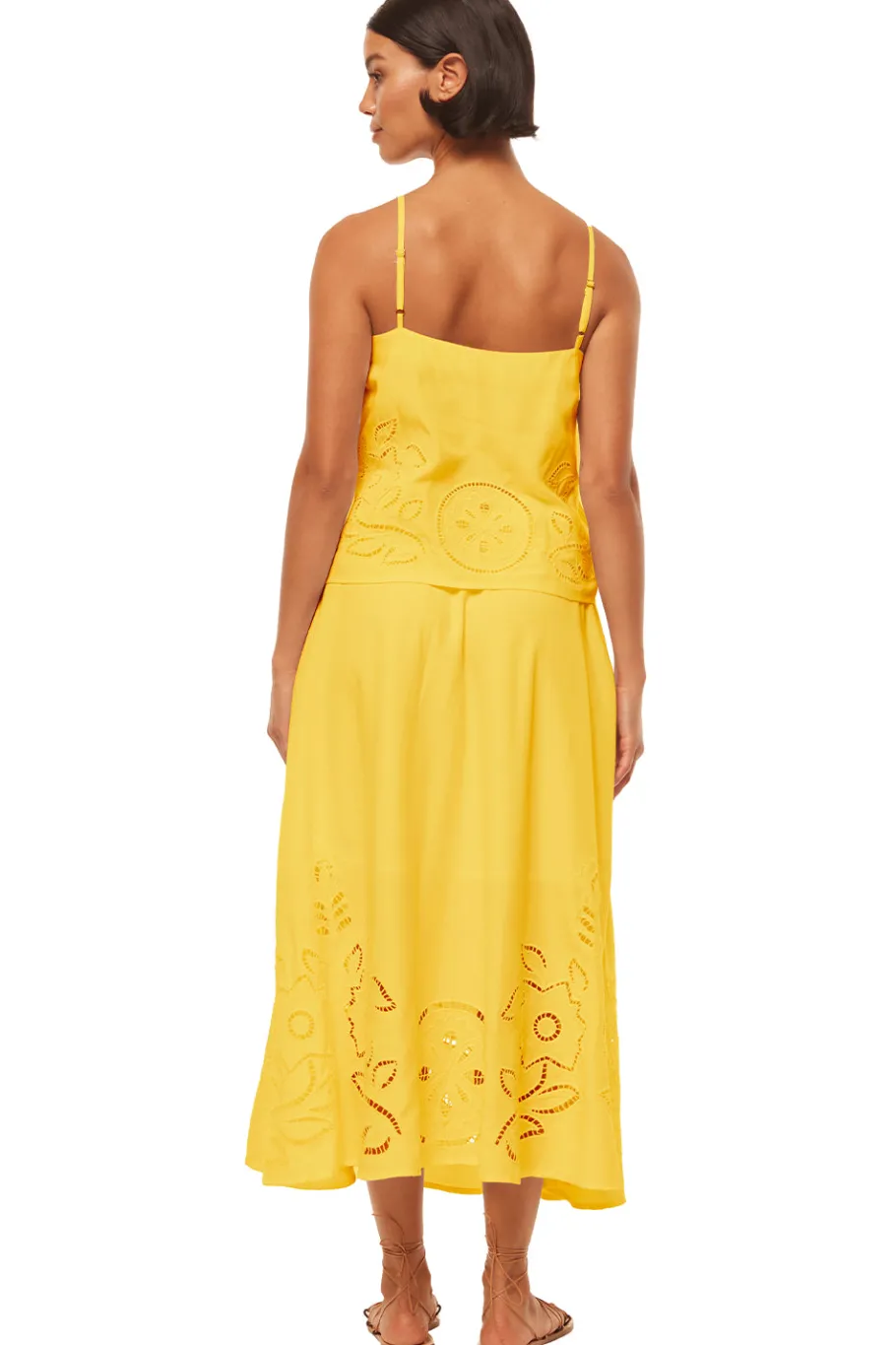 MISA Los Angeles Honeymoon|Matching Sets>ANALISSE SKIRT Canaryeyelet