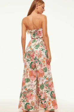 MISA Los Angeles Honeymoon|Jumpsuits & Rompers>ANDREA JUMPSUIT Casablancafloral