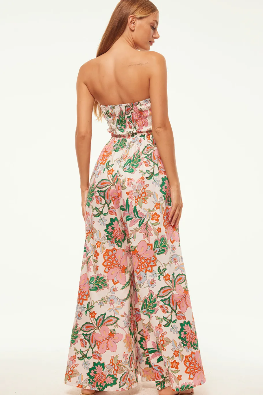 MISA Los Angeles Honeymoon|Jumpsuits & Rompers>ANDREA JUMPSUIT Casablancafloral