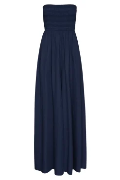 MISA Los Angeles Jumpsuits & Rompers|Jumpsuits & Rompers>ANDREA JUMPSUIT Midnightbluepoplin