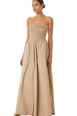 MISA Los Angeles Jumpsuits & Rompers|Jumpsuits & Rompers>ANDREA JUMPSUIT Sandsolidpoplin