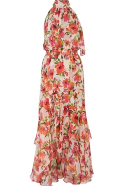 MISA Los Angeles Wedding Guest|Engagement Party>ANEVA DRESS Palmareibloomschiffon