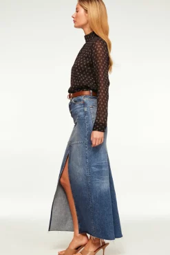 MISA Los Angeles Tops>ANNIE TOP Blacklapiseye