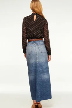 MISA Los Angeles Tops>ANNIE TOP Blacklapiseye