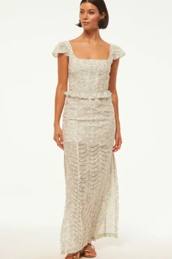 MISA Los Angeles Honeymoon|Bachelorette>ANTONELLA SKIRT Dewdropeyelet
