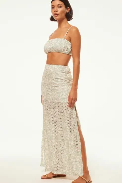 MISA Los Angeles Honeymoon|Bachelorette>ANTONELLA SKIRT Dewdropeyelet