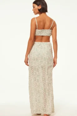 MISA Los Angeles Honeymoon|Bachelorette>ANTONELLA SKIRT Dewdropeyelet