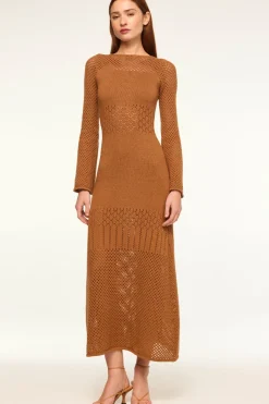 MISA Los Angeles Knit|Long-sleeve>ANU DRESS Fox