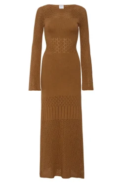 MISA Los Angeles Knit|Long-sleeve>ANU DRESS Fox