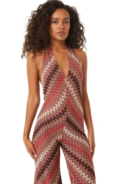 MISA Los Angeles Jumpsuits & Rompers|Jumpsuits & Rompers>ANYA JUMPSUIT Winterchevron