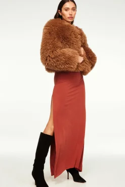 MISA Los Angeles Maxi|Dresses>ATHENA DRESS Brick