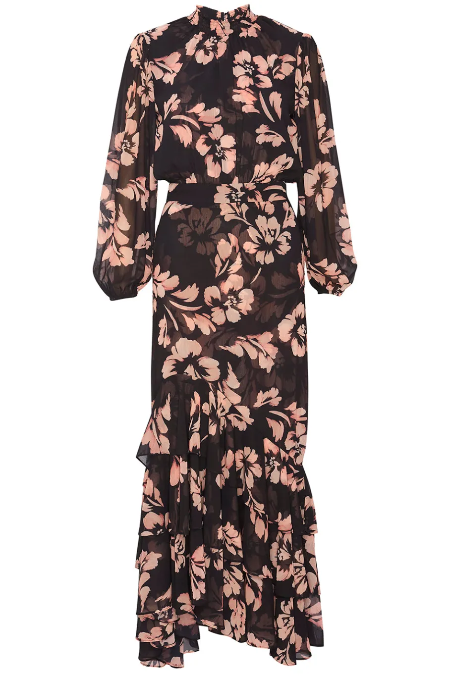 MISA Los Angeles Wedding Guest|Long-sleeve>AUDREY DRESS Auricflora