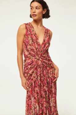 MISA Los Angeles Wedding Guest|Jersey & Mesh>AVA DRESS Sedonaabstract