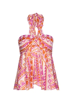 MISA Los Angeles Matching Sets|Tops>AYLIN TOP Aperolgeo