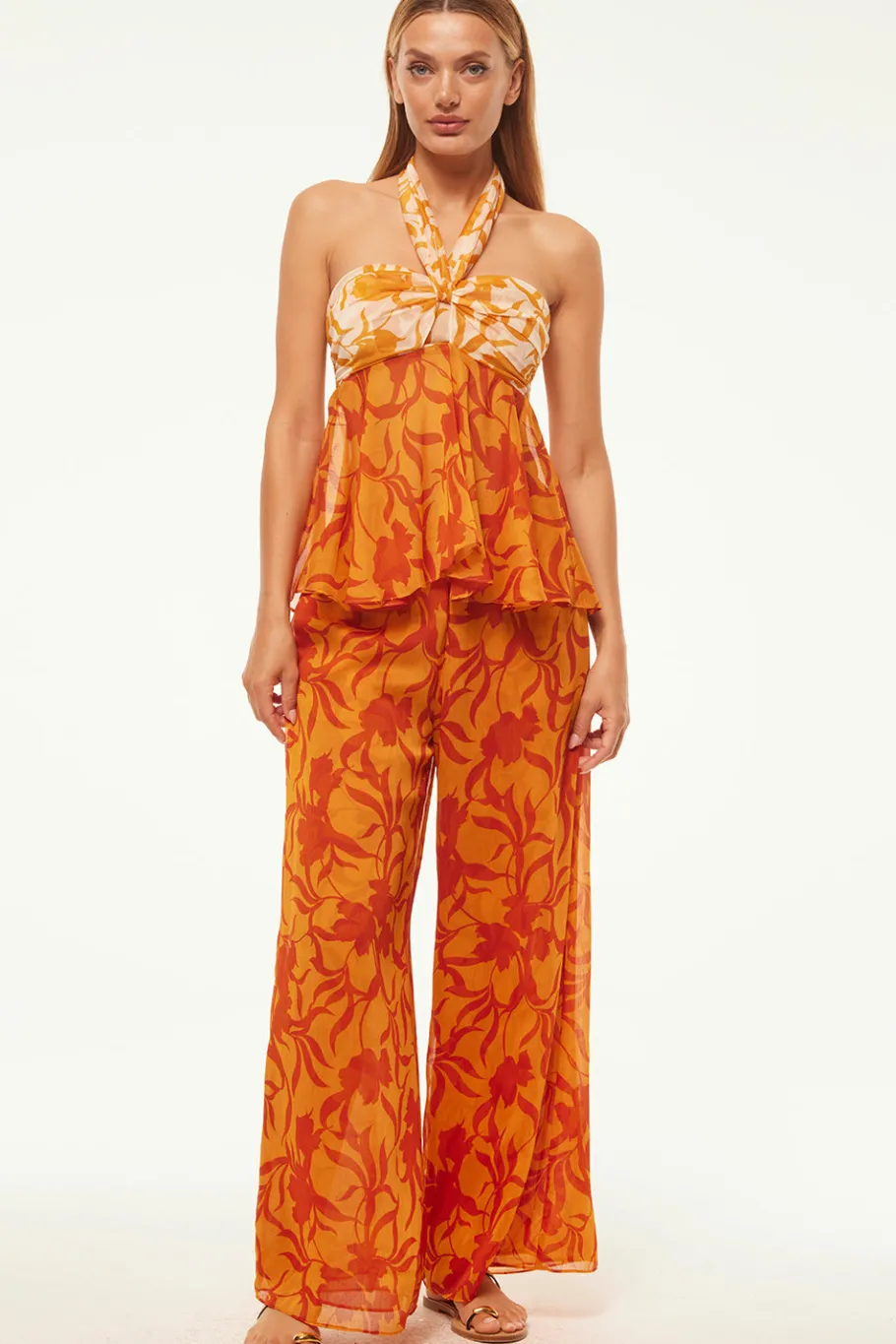 MISA Los Angeles Honeymoon|Matching Sets>AYLIN TOP Atlasfloral