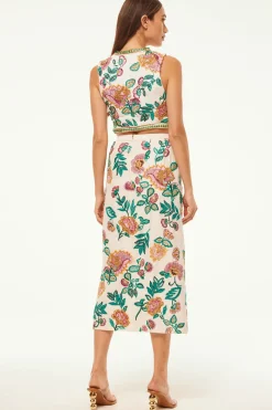 MISA Los Angeles Honeymoon|Bachelorette>BASHIRA TOP Malikapaisleyfloralembroidery