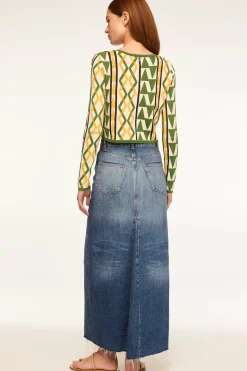 MISA Los Angeles Knits|Matching Sets>BATISTA CARDIGAN Limoncellogeojacquard