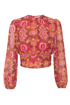 MISA Los Angeles Matching Sets|Tops>BEATRIZ TOP Chicnostalgicchiffon
