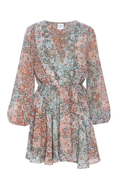 MISA Los Angeles Long-sleeve|Mini>CARIA DRESS Ombretapestry