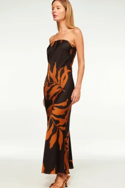 MISA Los Angeles Maxi|Dresses>CHERYL DRESS Fernalglow