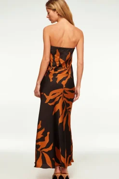 MISA Los Angeles Maxi|Dresses>CHERYL DRESS Fernalglow