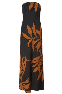 MISA Los Angeles Maxi|Dresses>CHERYL DRESS Fernalglow