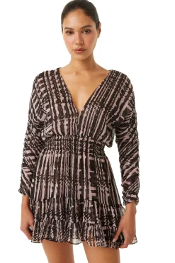 MISA Los Angeles Long-sleeve|Misa Classics>CHIARA DRESS Holidayabstraction