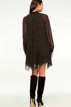 MISA Los Angeles Dresses>CINDY DRESS Blacklapiseye