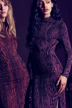MISA Los Angeles Knits|Matching Sets>CLARA TOP Plum