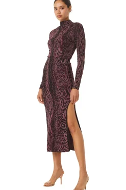 MISA Los Angeles Knits|Matching Sets>CLARA TOP Plum