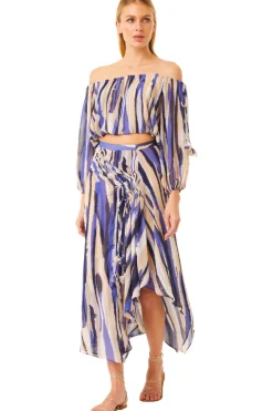 MISA Los Angeles Tops>DALMA TOP Stripedinstinct