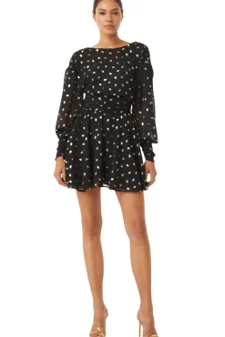MISA Los Angeles Wedding Guest|Long-sleeve>DAVIE DRESS Diamondclipdot
