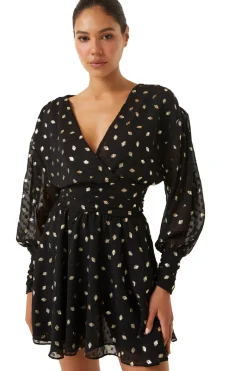 MISA Los Angeles Wedding Guest|Long-sleeve>DAVIE DRESS Diamondclipdot