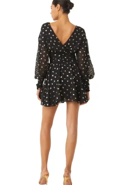 MISA Los Angeles Wedding Guest|Long-sleeve>DAVIE DRESS Diamondclipdot