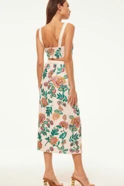 MISA Los Angeles Honeymoon|Bachelorette>DRISS TOP Malikapaisleyfloralembroidery