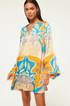 MISA Los Angeles Long-sleeve|Mini>DUSTY TUNIC DRESS Baindesoleil