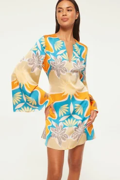 MISA Los Angeles Long-sleeve|Mini>DUSTY TUNIC DRESS Baindesoleil