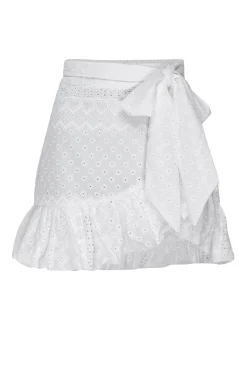 MISA Los Angeles Honeymoon|Classic White>EDEN SKIRT Whiteeyelet