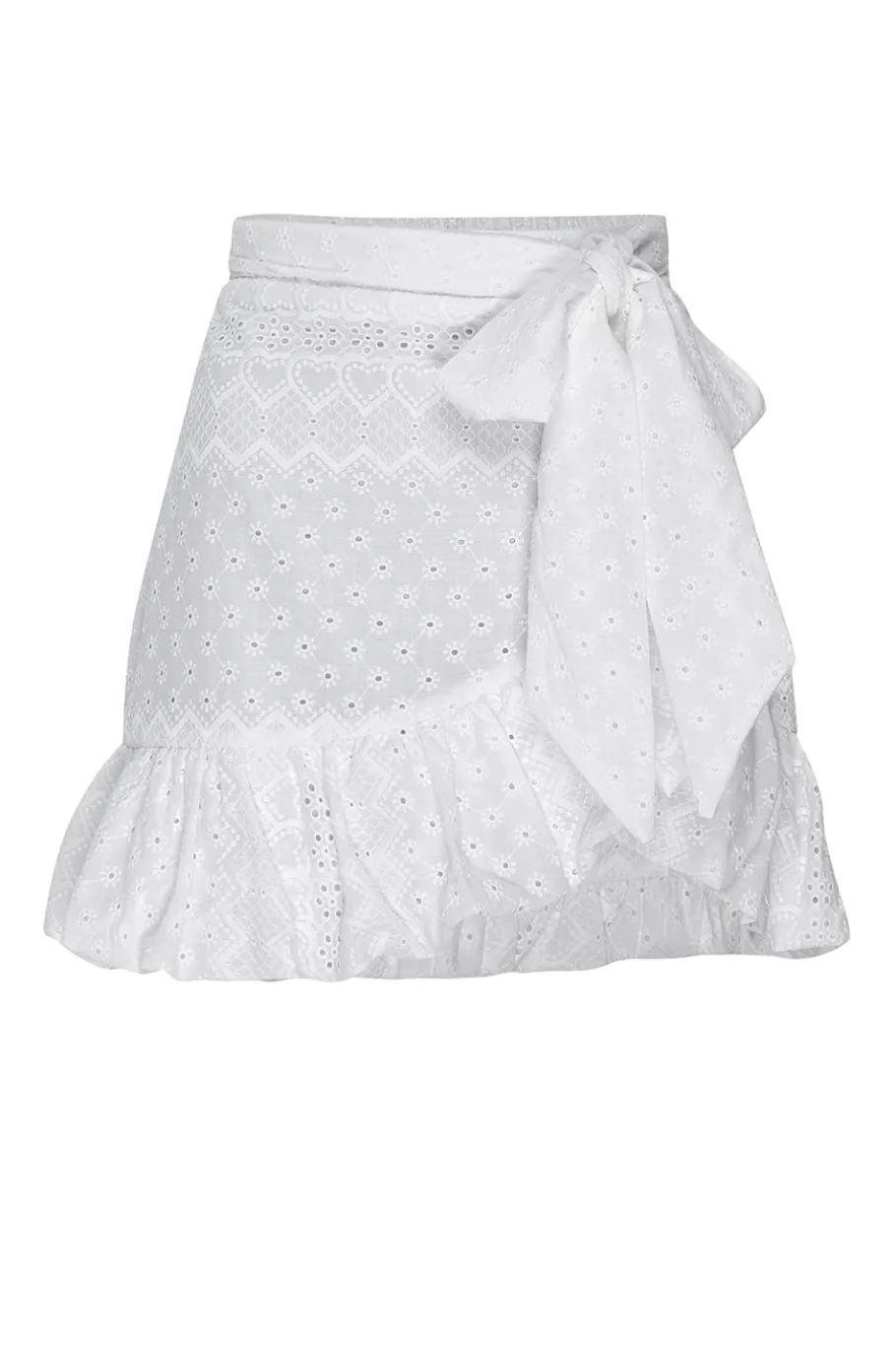 MISA Los Angeles Honeymoon|Classic White>EDEN SKIRT Whiteeyelet
