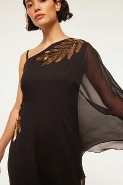 MISA Los Angeles Wedding Guest|Midi>ELANEH DRESS Blackpalmd'or